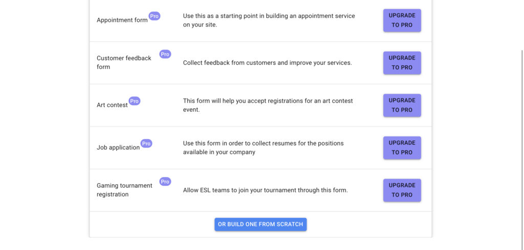 Wordpress-form-templates-Likert-scale