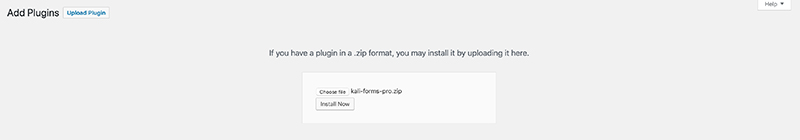 Installing the plugin