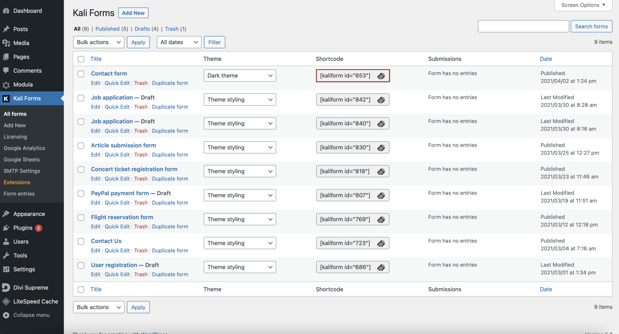 How To Add A Form To A Page In WordPress